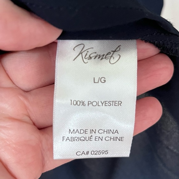 Kismet blouse, size Large, navy blue - Picture 4 of 4